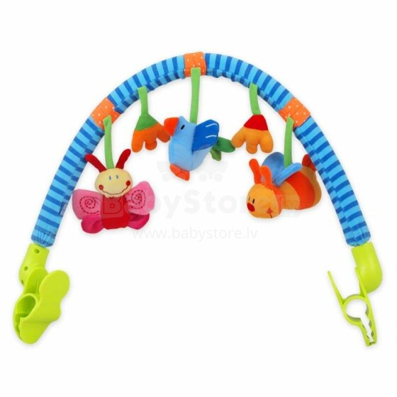 Baby Mix Art.ТЕ-9027-94B Mīksta un krāsaina rotaļlietu arka ratiem, gultām un autokrēsliem