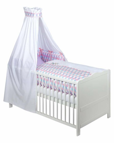 Julius Zollner Sugar Baby Art.5706216630 Kūdikių lovos skalbinių komplektas iš 4 dalių