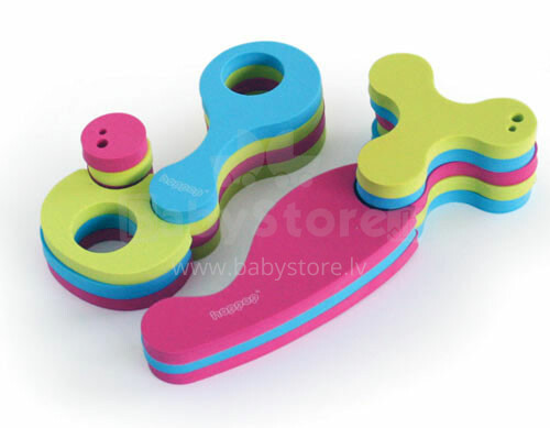 Hoppop Pipla Trendy Colours Baby toy fot bath