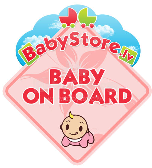 Baby On Board uzlīme automašīnai
