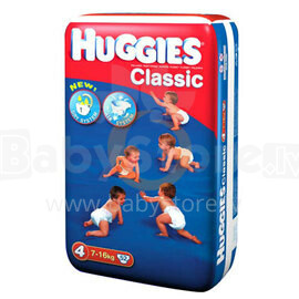 Huggies Classic JUMBO PACK 4 DIARERS