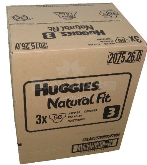 Huggies Natural Fit GIGA PACK 5 -подгузник 