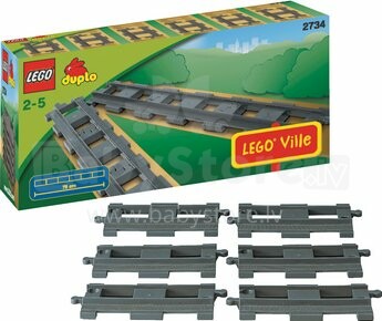 LEGO DUPLO Taisnās sliedes (2734) konstruktors