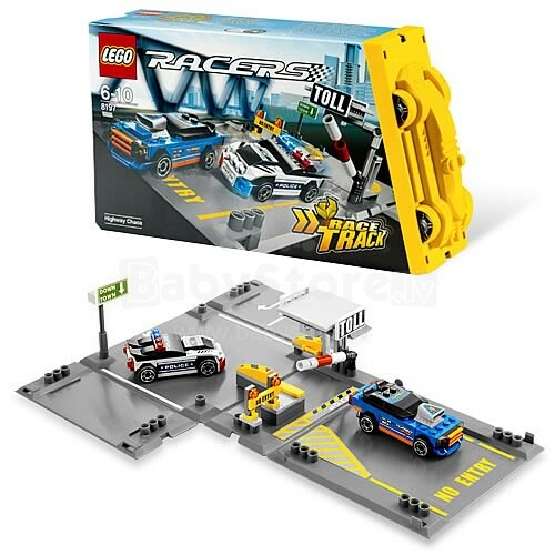 LEGO RACERS Chaosas greitkelyje (8197) konstruktorius
