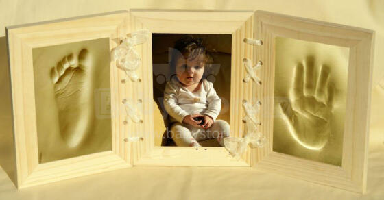 Art for baby Art.7142 Hand and Foot print Natural
