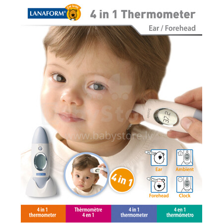 LANAFORM LA090103 infrasarkanais termometrs 4 in 1