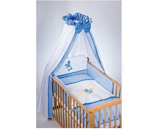 Puchatek Blue 8676 Тюлевый балдахин для детской кроватки