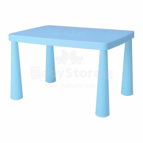 Ikea Art.802.675.66 Mammut Children's table, indoor/outdoor blue 77x55