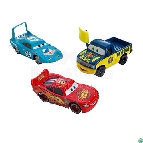 „Mattel R2198 Disney“ automobiliai iš serijos „Karietos“ (3vnt.)