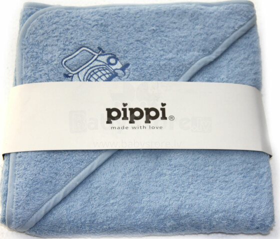 Pippi Детское Махровое Полотенце с капюшоном 83x83 cm