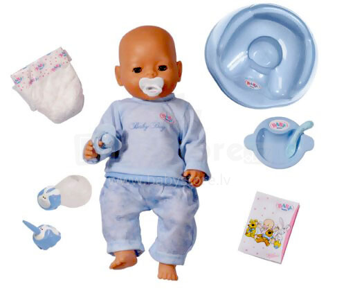 BABY BORN - boy - doll with musical pot