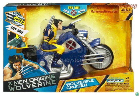 HASBRO 78770 WOL motociklas su figūra ASST žaislu