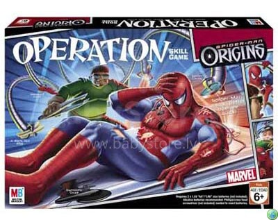 HASBRO 51008* OPERATION SPIDERMAN galda spēle