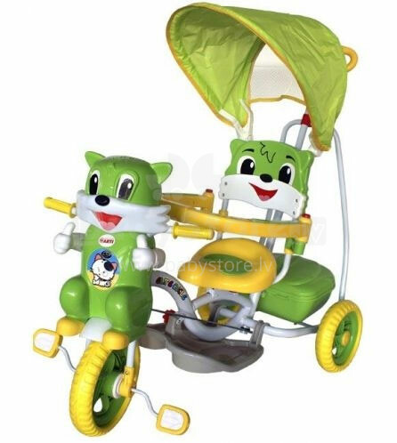 „Baby Maxi Kotek A26-3 Green“ vaikiškas triratukas
