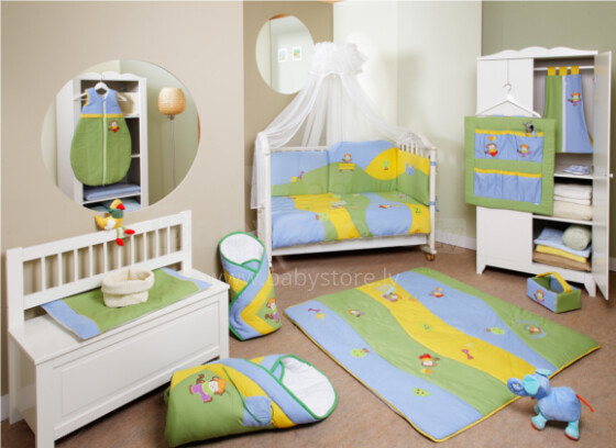 FERETTI - Bērnu gultas veļas komplekts  'Jolly Multi Prestige'  SESTETTO LONG 6L 