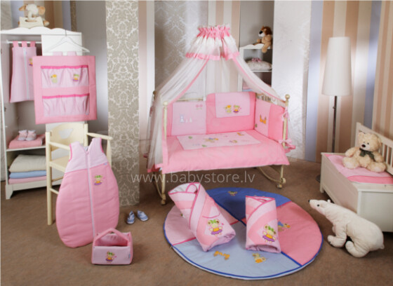 FERETTI - FERETTI - Bērnu gultas veļas komplekts 'Juliet Pink Prestige' TERZETTO 3 