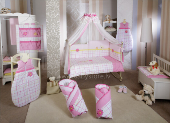 FERETTI - Bērnu gultas veļas komplekts 'Bella Rose Premium' SESTETTO PLUS 6 