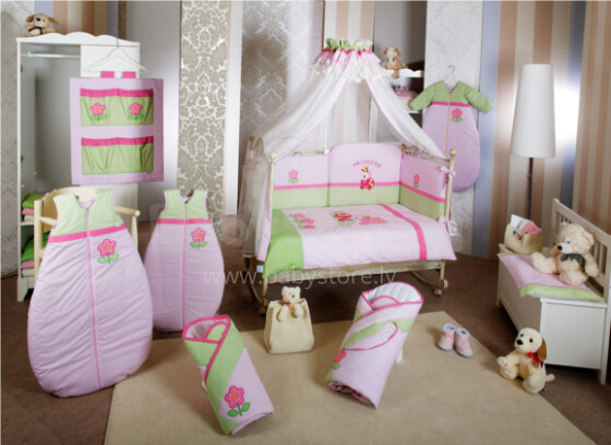 FERETTI - Vaikų patalynės komplektas 'Princess Pink Premium' TRIO 3