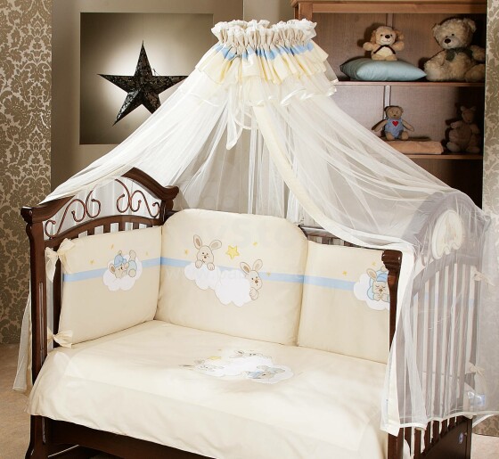 FERETTI - Bērnu gultas veļas komplekts  'Rabbit Ecru Premium'  GRANDE PLUS 8 