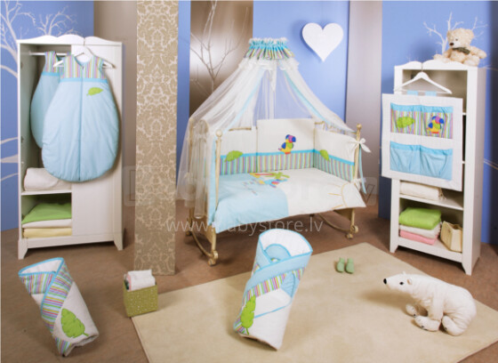 FERETTI - Bērnu gultas veļas komplekts 'Tropical Island Premium' TRIO 3 