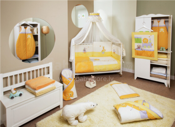 FERETTI - Bērnu gultas veļas komplekts 'Safari Banana Premium' TERZETTO 3 