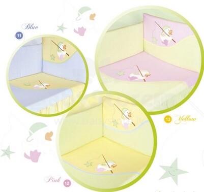 TUTTOLINA - комплект детского постельного белья 'Lucky duck', розовый,   одеяло + подушка