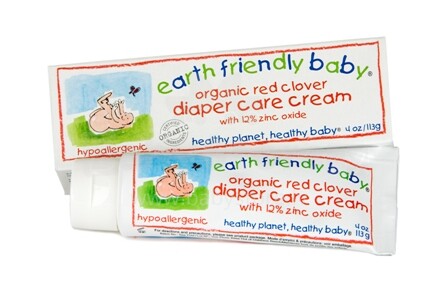 Earth Friendly Baby Red Clover nappy cream area.