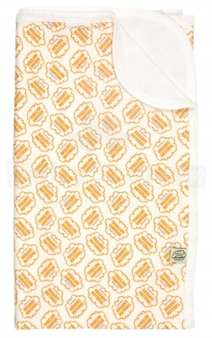 „Imse Vimse Wrap“ antklodė pagaminta iš 100% biologinės medvilnės apelsino