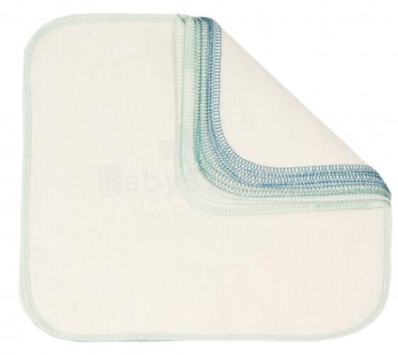 	Washable wipes flannelette, Organic 12-p