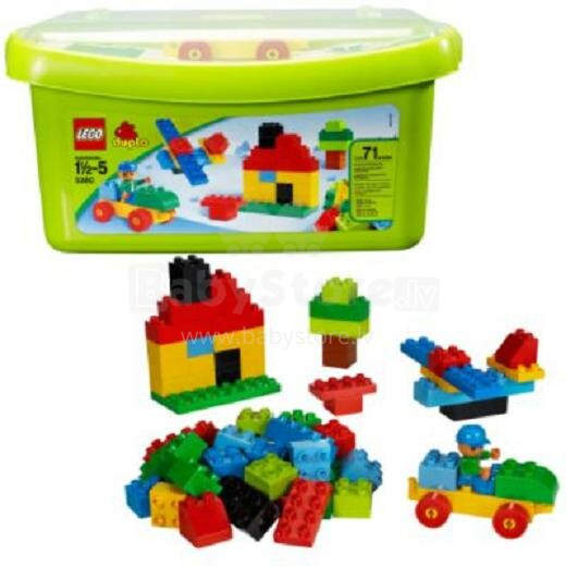 LEGO Duplo plytos 5506L Didelė dėžutė su kubeliais