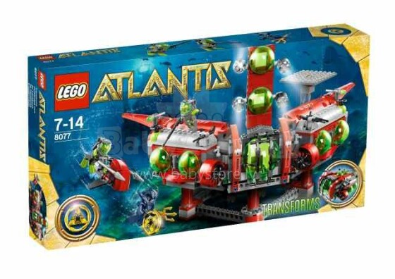 8077 Lego Atlantis Atlantīdas pētijumu štabs