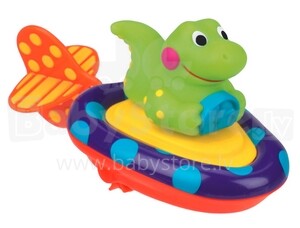 šmaikštus vonios žaislas „Gator Boat“