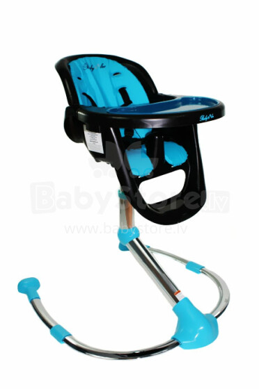 „Spin 2011“ juoda mėlyna 360 laipsnių išskirtinė maitinimo kėdė