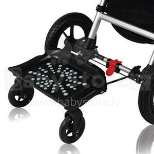 „Baby Jogger'18“ žingsnis su bet kuriuo „Baby Jogger“ vežimėliu vienviečiu arba dvigubu