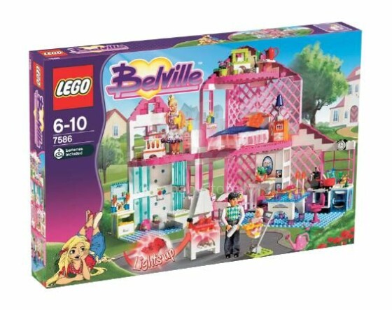 LEGO BELVILLE linksmas namas 7586