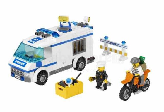 LEGO CITY Police   cietumnieku parvādīšanā 7286