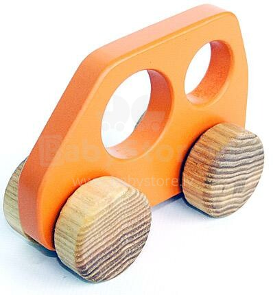 „Eco Toys“ 14006 straipsnis. Oranžinis vaikiškas žaisliukas iš medžio