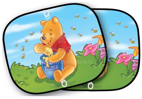 Disney Winnie the Pooh automašīnas saules aizsargi Vinnijs Pūks