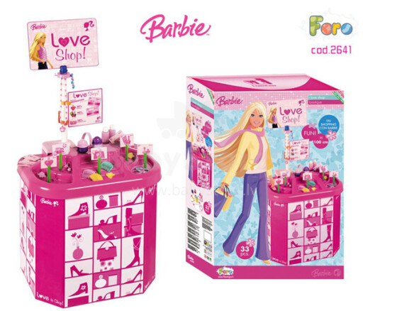 „Faro“ žaislų parduotuvė „Barbie“ 100 cm 2461
