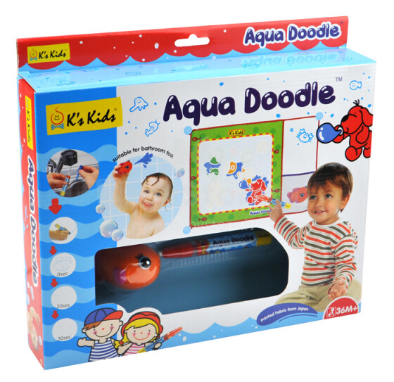 K's Kids Aqua Doodle Bath drowing Mat Art.AD10012 Набор для весёлых игр с водой 30x30 cм