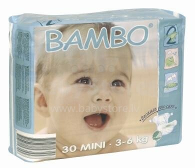 Bambo  экологические подгузники Bambo Mini 2