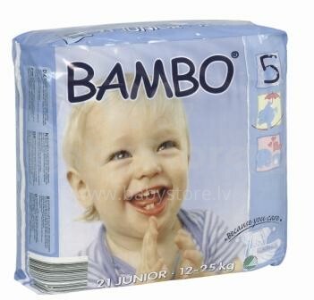 Bambo экологические подгузники 5 Bambo Junior