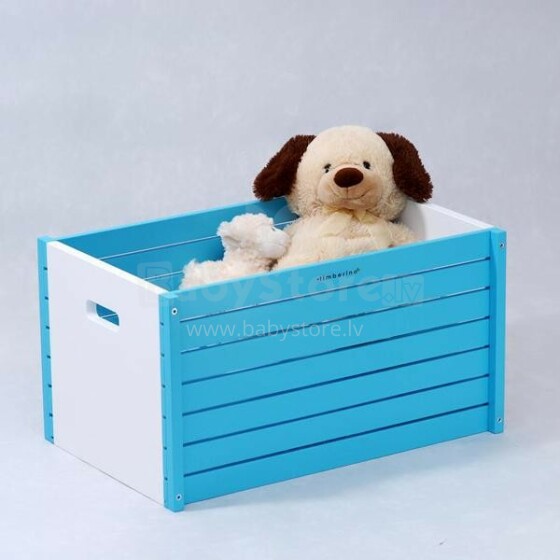 „Timberino BOXIS 702 White White“ moderni žaislų dėžutė - lentyna
