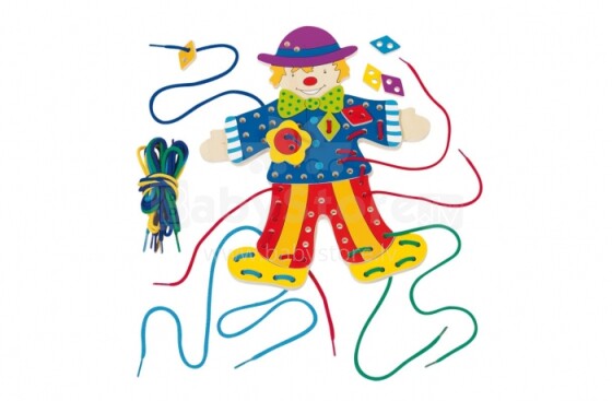 Goki Art.VG58943 Clown with ropes