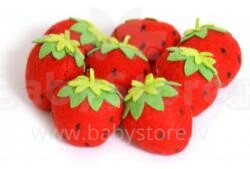 LELLE - felt strawberries (7 pcs) VH4421