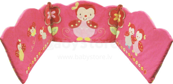 Babycalin Bed bumper DIM DAM DOUM - COCCINELLE ROU405101