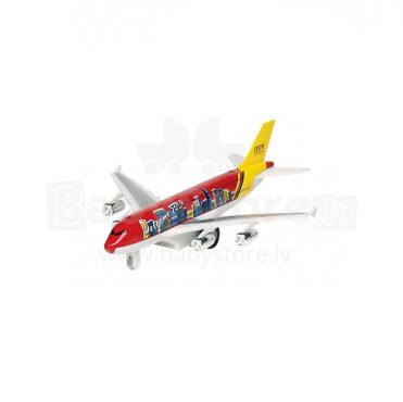 Goki Airplane Art.VG12144 Lidmašīna,gaisma,skaņa (sarkans)