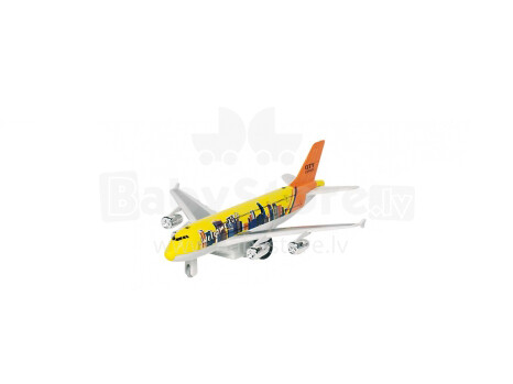 Goki Airplane Art.VG12144 Lidmašīna,gaisma,skaņa (dzeltens)