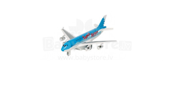 Goki Airplane Art.VG12144 Airplane, light, sound (blue)