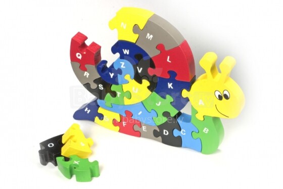 LELLE - Puzzle with letters 'Snail' VH1992
